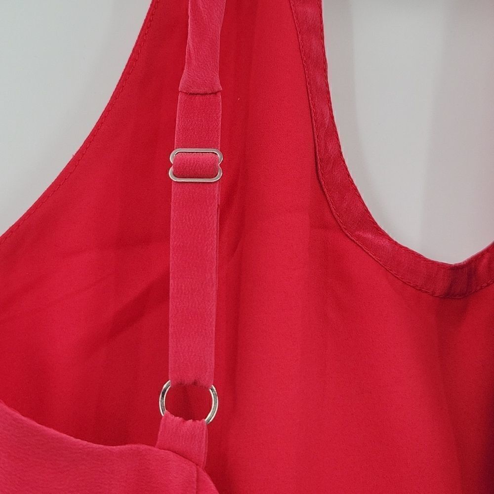 3 For$20 BCBG Maxazria Red razer back top size XS - Picture 6 of 7